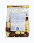 Dark Chocolate with Cocount Bites  in 3 types | Graudupes back bag