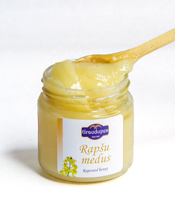 raw rapeseed honey Graudupes
