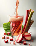 Graudupes Rhubarb Kombucha - Natural Fermented Tea Drink With Fruit Juice and Probiotics.