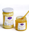 two jars Flower honey - Honey from different flowers - Wildflower honey