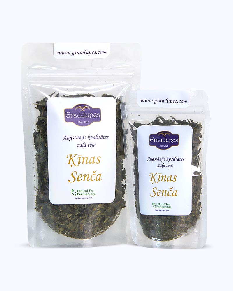 China Sencha Tea, Graudupes Classic Green Tea, Premium Loose Leaf Green Tea.