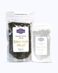 Packed loose leaf tea 50 gram size. Sencha Decaf, Graudupes decaffeinated green tea sencha, whole leaf green tea.