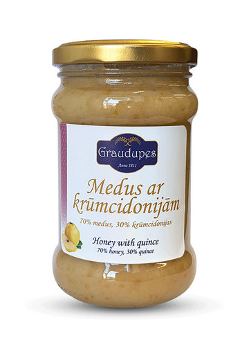 honey with quince jar