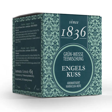 Angel's Kiss - Green and White Whole-Leaf Fruity Pyramid Tea Bags
