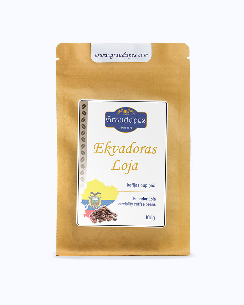 Ecuador Loja päikesekuivatatud - ühe päritoluga araabika kohvioad