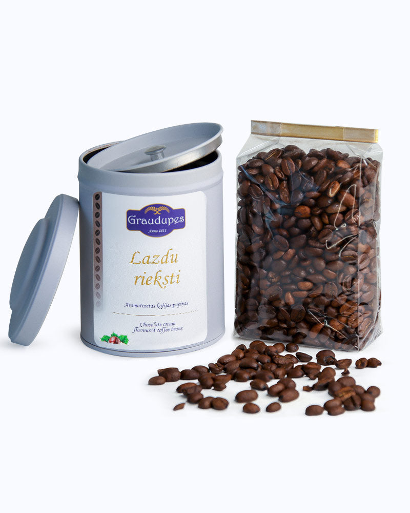 Graudupes-happy-hazelnut-flavoured-coffee-beans-tin-jar