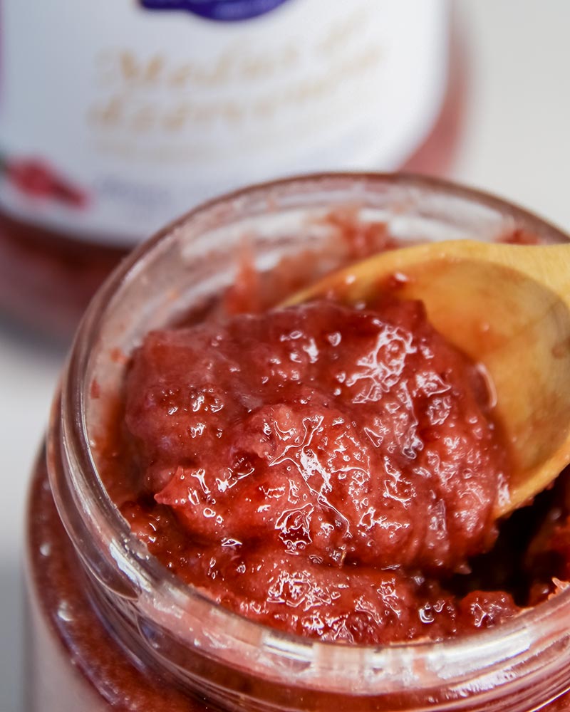 Honey with cranberries jar - cranberry honey