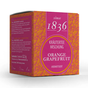 Orange Grapefruit - Citrus Herbal Pyramid Tea Bags