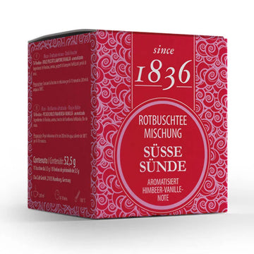 Sweet Sin - Raspberry Vanilla - Rooibos Pyramid Tea Bags