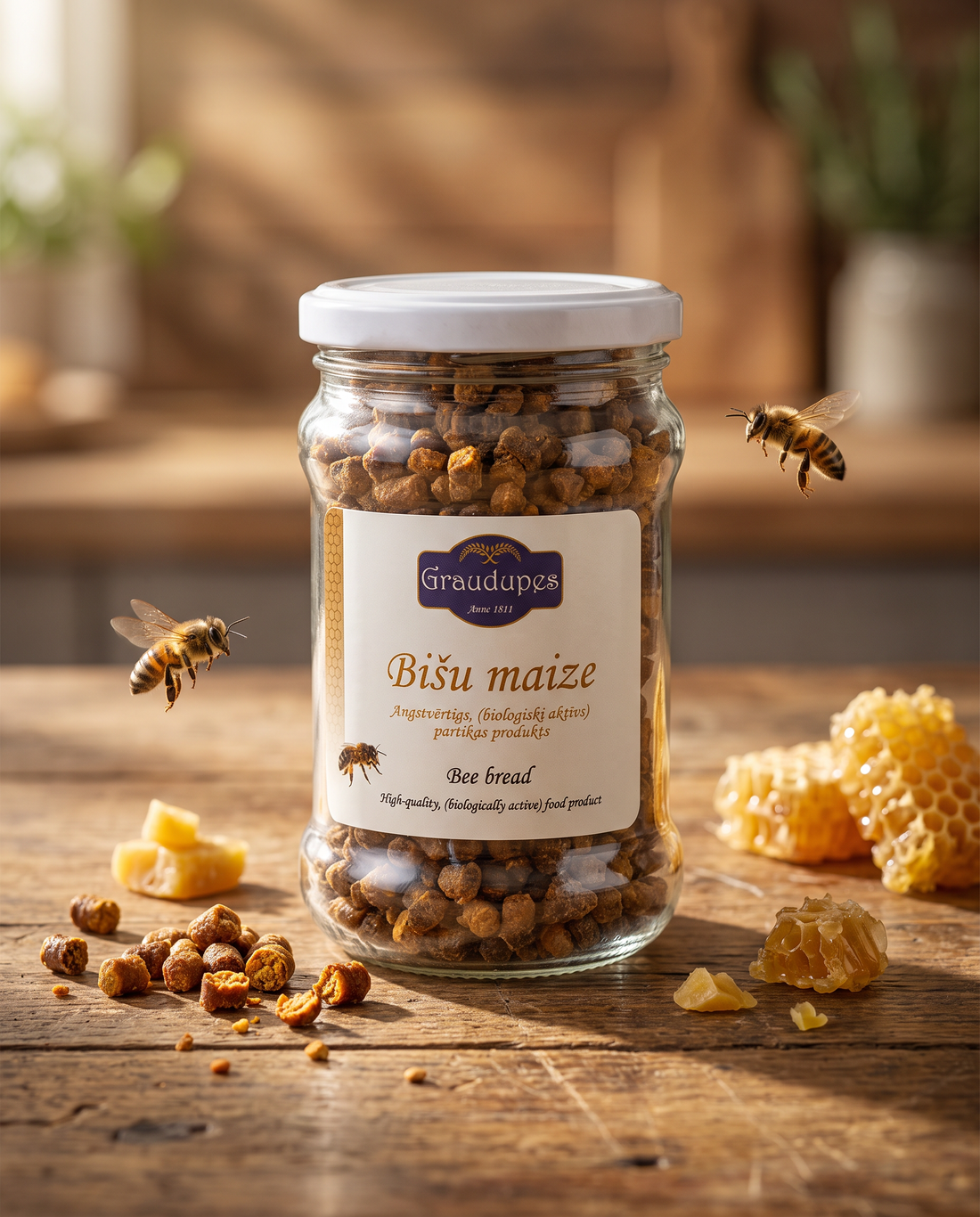 Bee bread jar - best bee bread - bee bread for sale