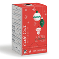 Coffee Advent Calendar Christmas Bauble by Graudupes, box with 24 drip coffee bags