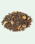 China Jasmine Tea, Graudupes Classic Green Tea, Premium Loose Leaf Green Tea with Jasmine Flower Petals.
