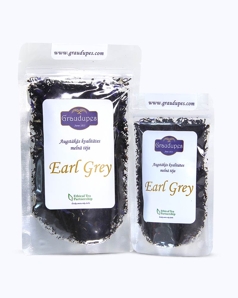Earl Grey tea, Graudupes Ceylon, Assam, and Bergamot Tea Blend, premium Loose Leaf Black Tea.