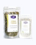 Packed loose leaf tea 50 gram size. Stomach Elixir, Graudupes Natural Herbal tea blend, Loose leaf tea with Stomach Settling Herbs Mix.